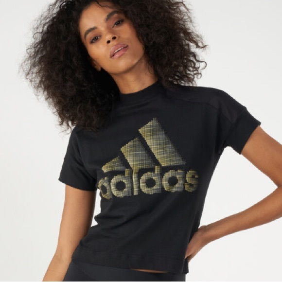 Adidas (Mesh Shoulder) w ID Glam Tee - Picture 5 of 8